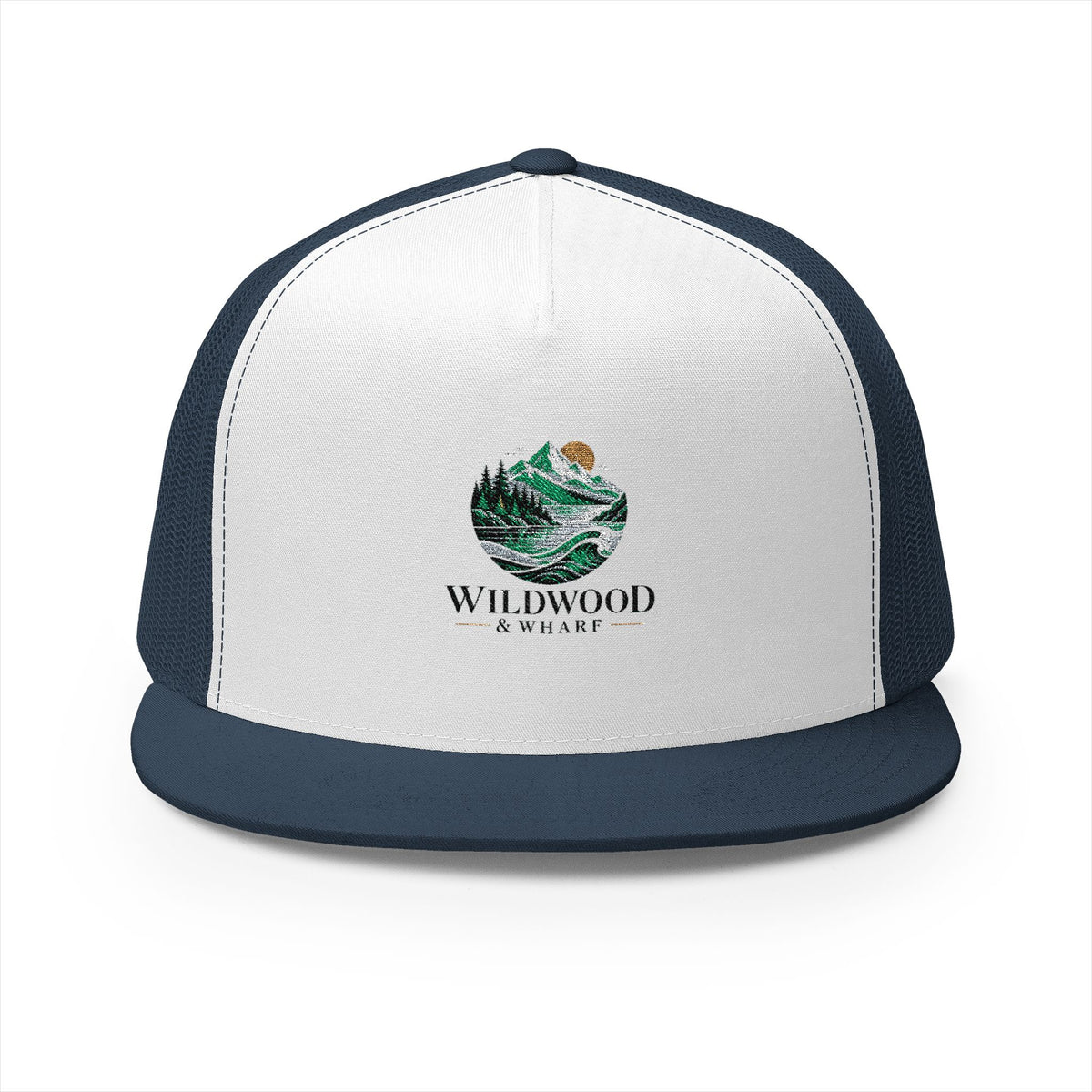 Wildwood & Wharf Mountain Lake Wave Trucker Hat
