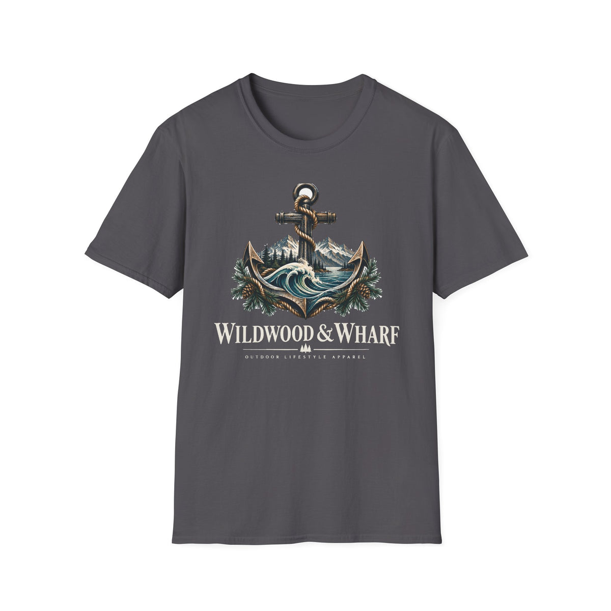 Wildwood & Wharf Anchor Mountains Tee