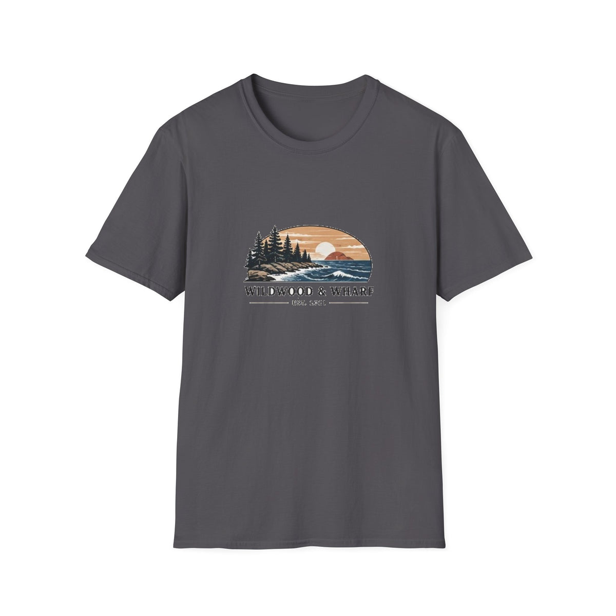 Wildwood & Wharf Coastal Sunset Tee
