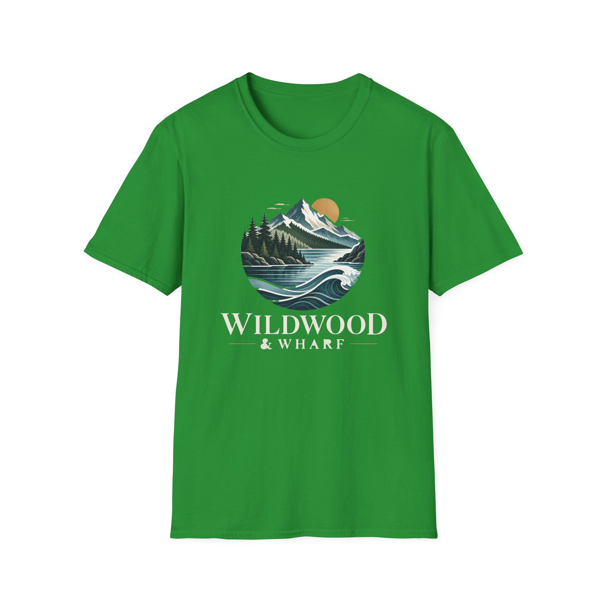 Wildwood & Wharf Mountain Lake Wave Tee