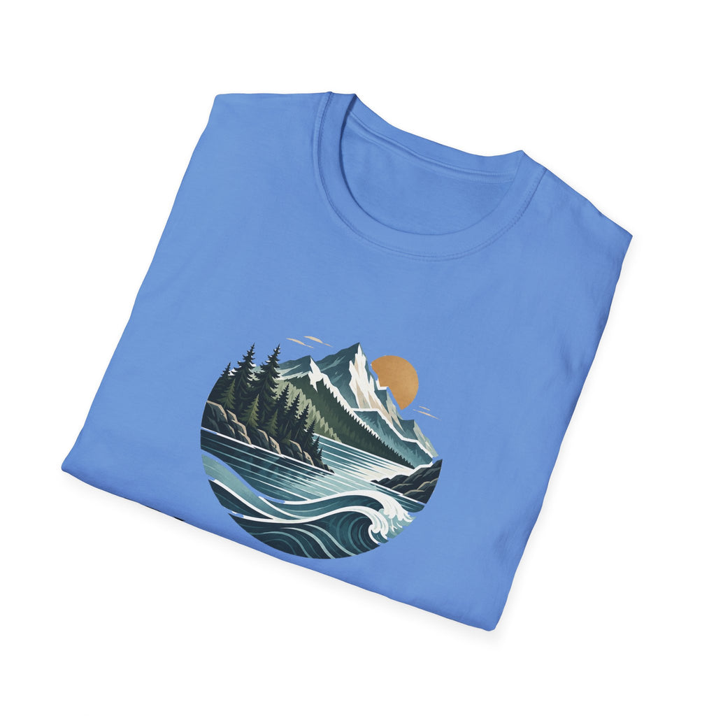Wildwood & Wharf Mountain Lake Wave Tee