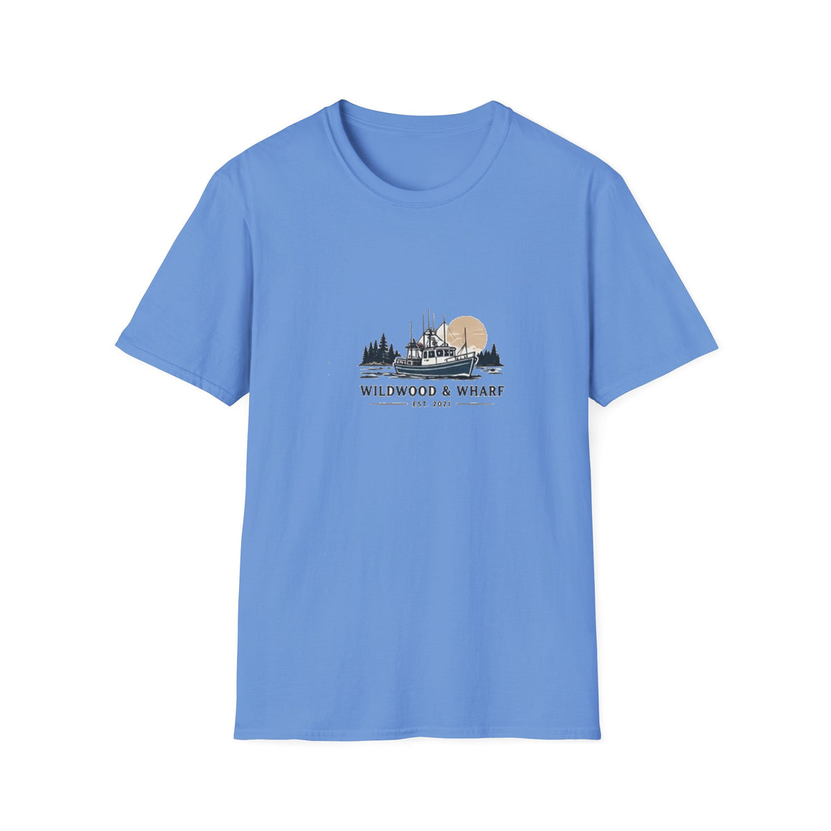 Wildwood & Wharf Fishing Boat Tee
