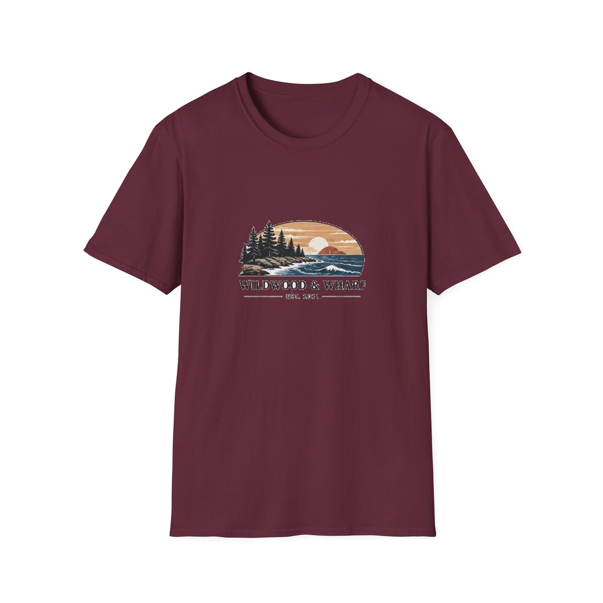 Wildwood & Wharf Coastal Sunset Tee