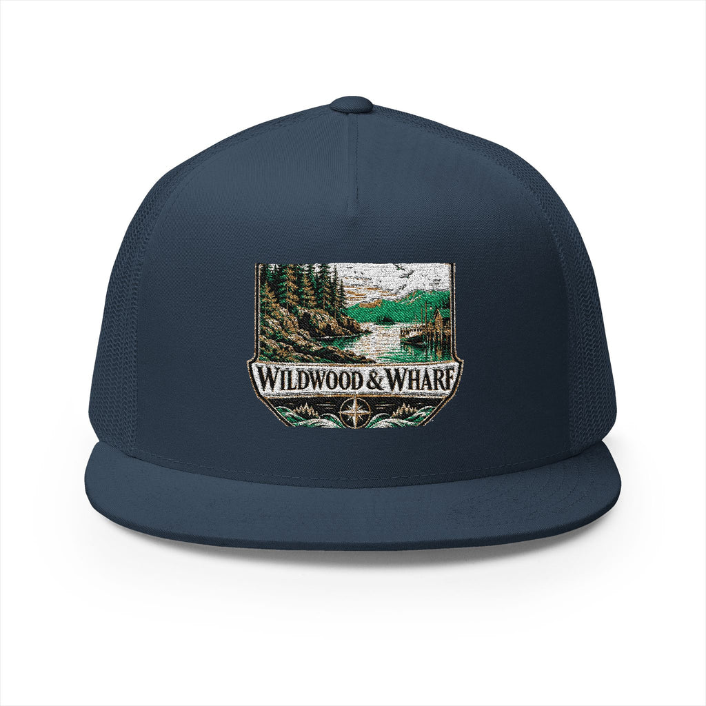 Wildwood & Wharf Harbor Shield Trucker Hat