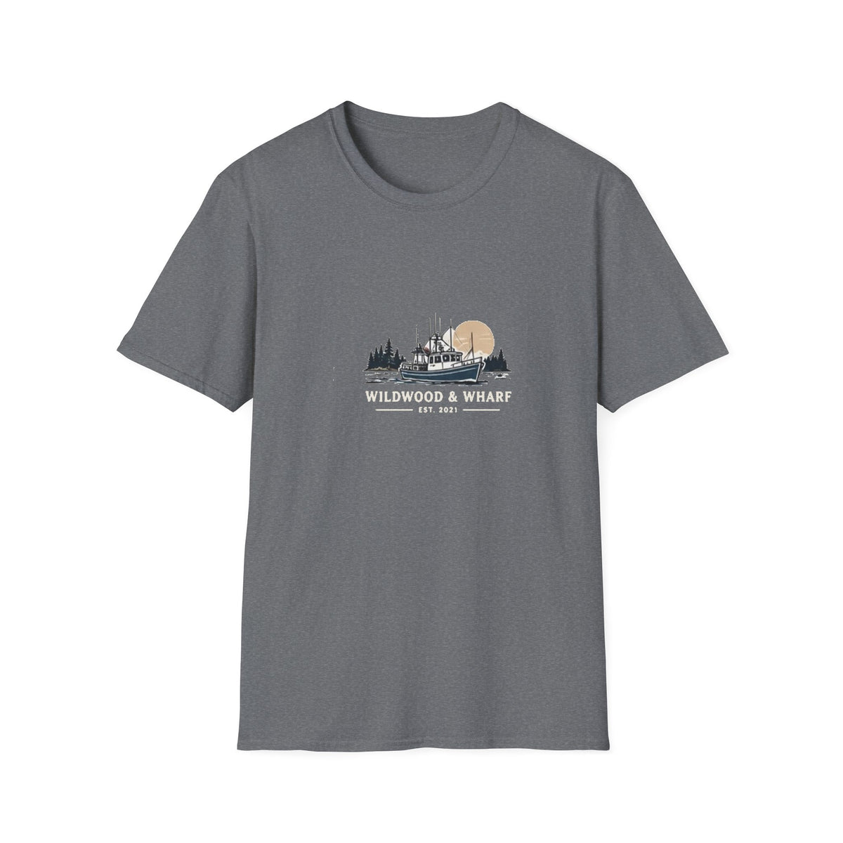 Wildwood & Wharf Fishing Boat Tee