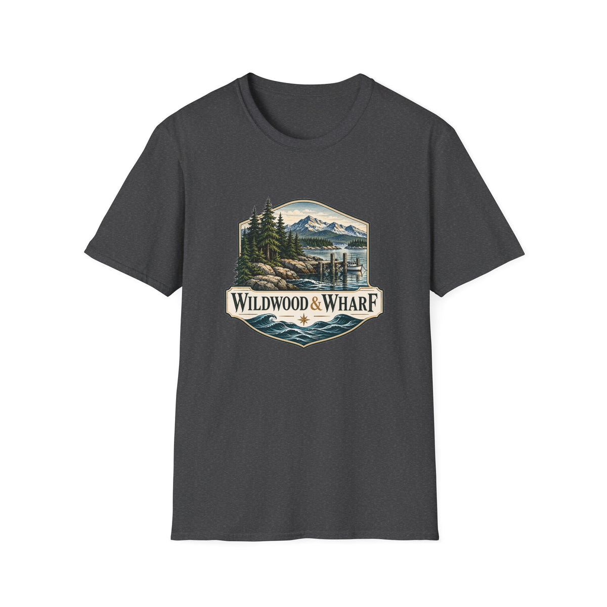 Wildwood & Wharf Harbor Badge Tee