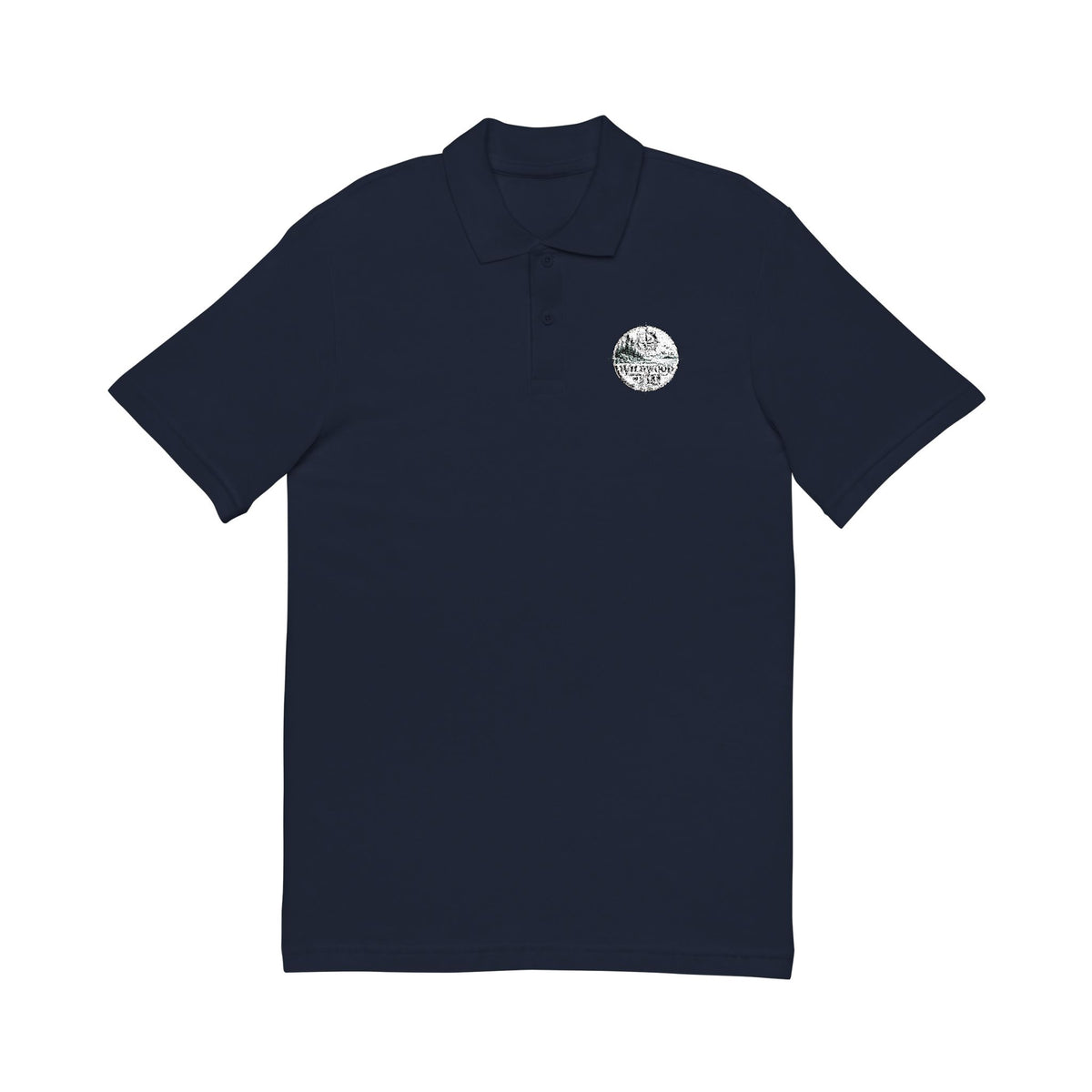 Wildwood & Wharf Compass Logo Polo