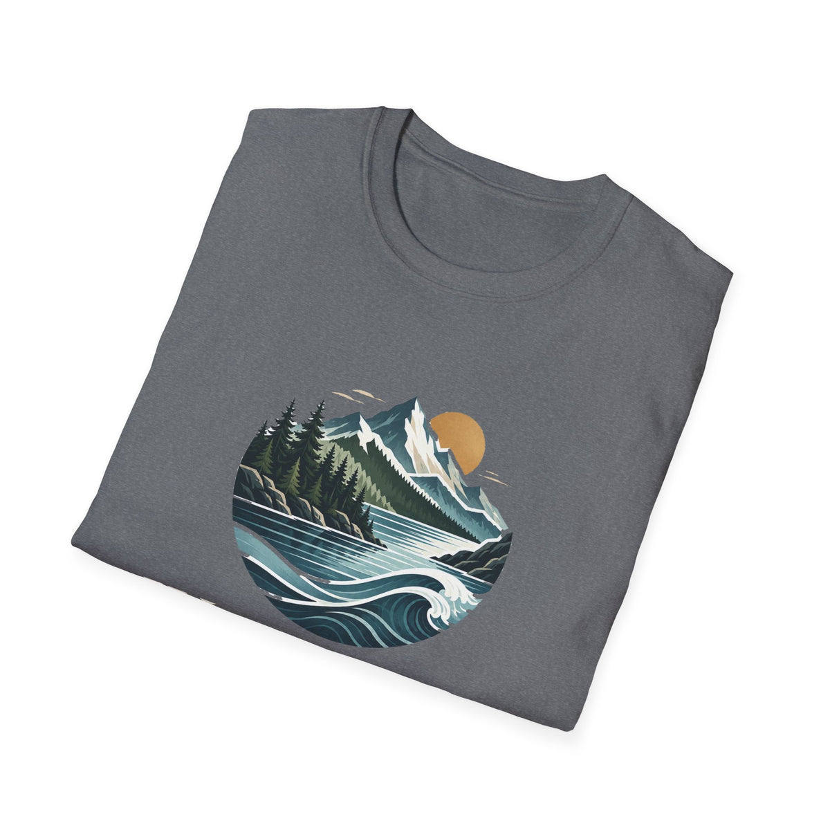 Wildwood & Wharf Mountain Lake Wave Tee