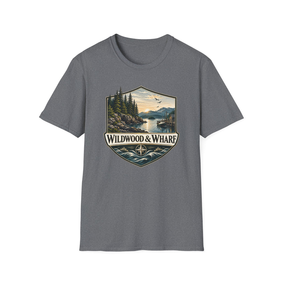 Wildwood & Wharf Harbor Shield Tee