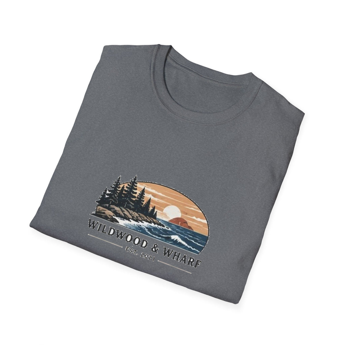 Wildwood & Wharf Coastal Sunset Tee