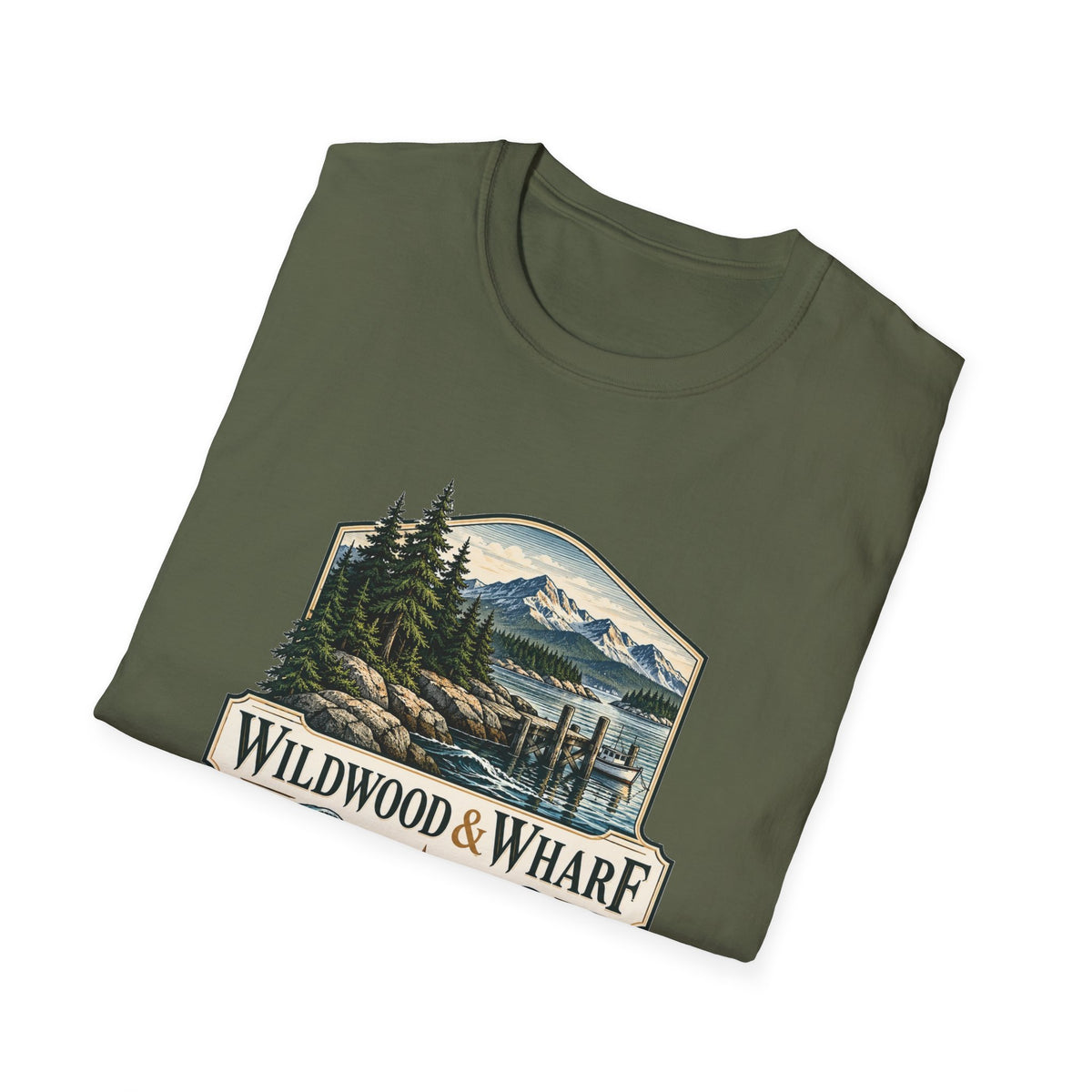 Wildwood & Wharf Harbor Badge Tee