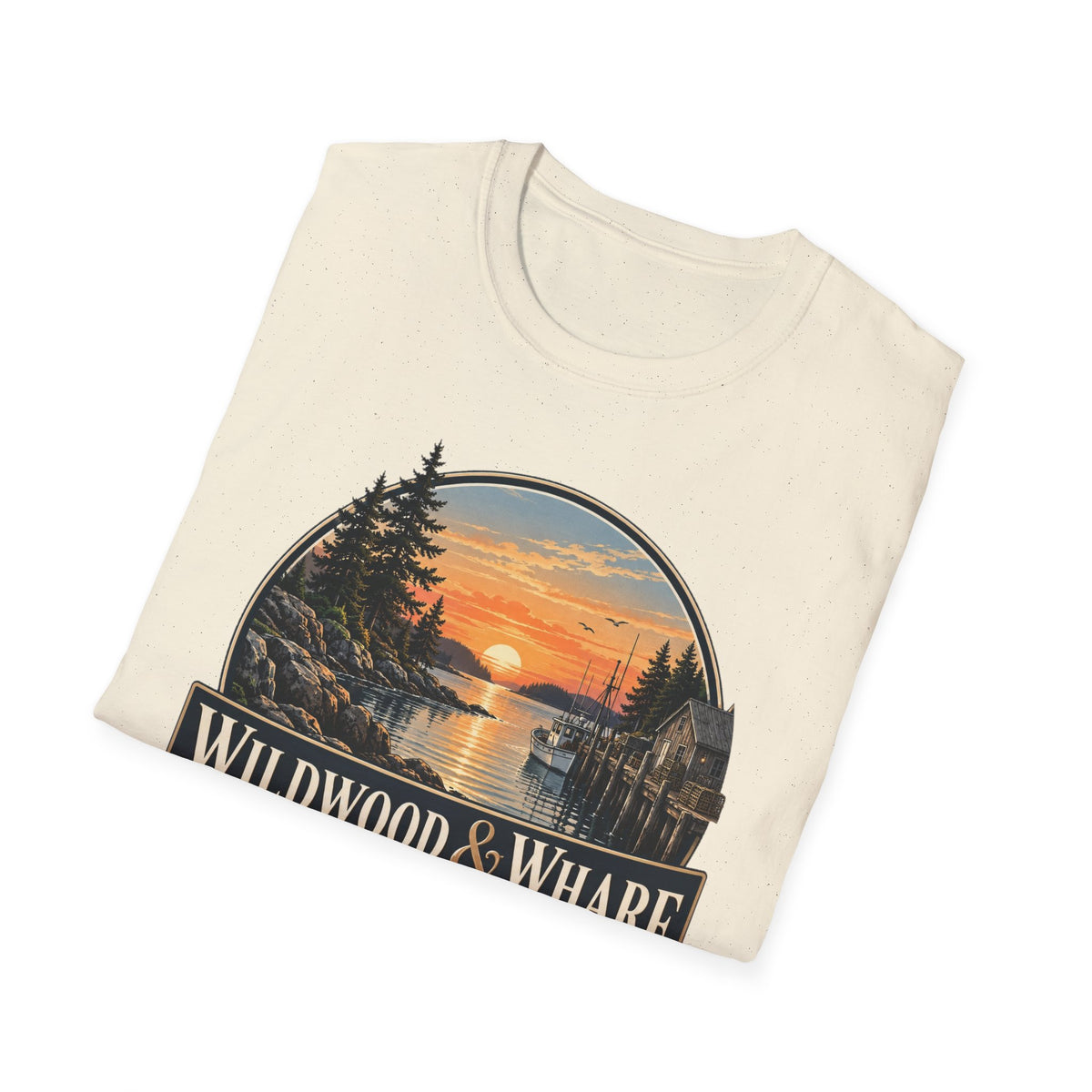 Wildwood & Wharf Harbor Sunset Tee