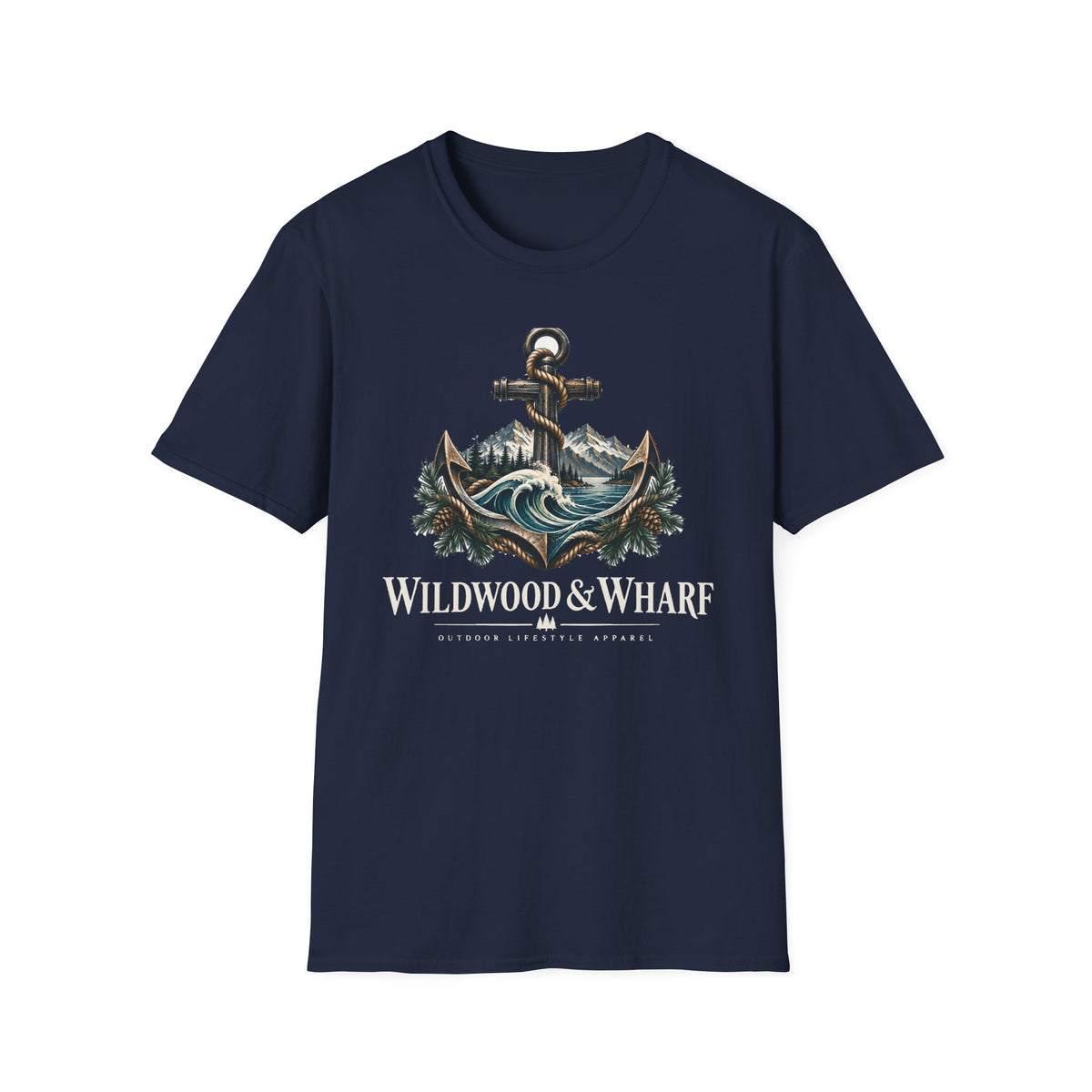 Wildwood & Wharf Anchor Mountains Tee