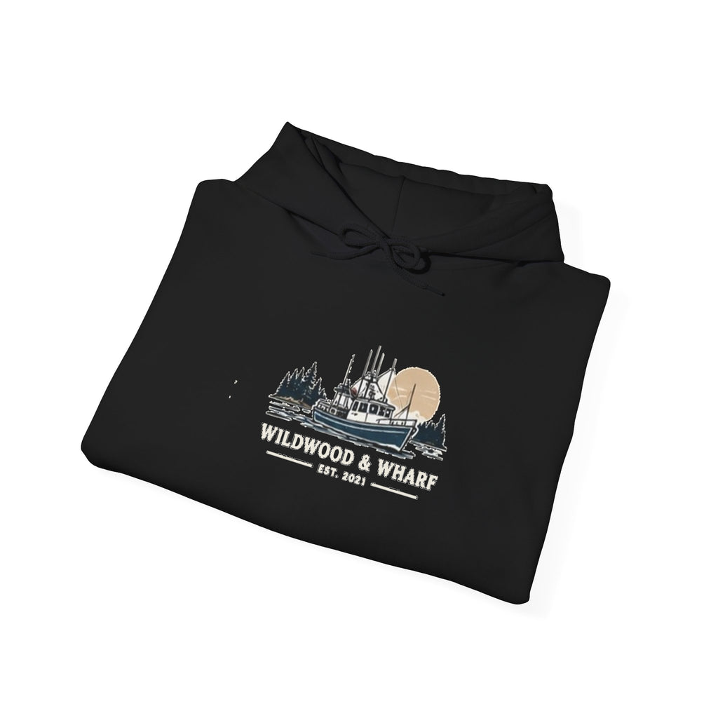 Wildwood & Wharf Fishing Boat Hoodie