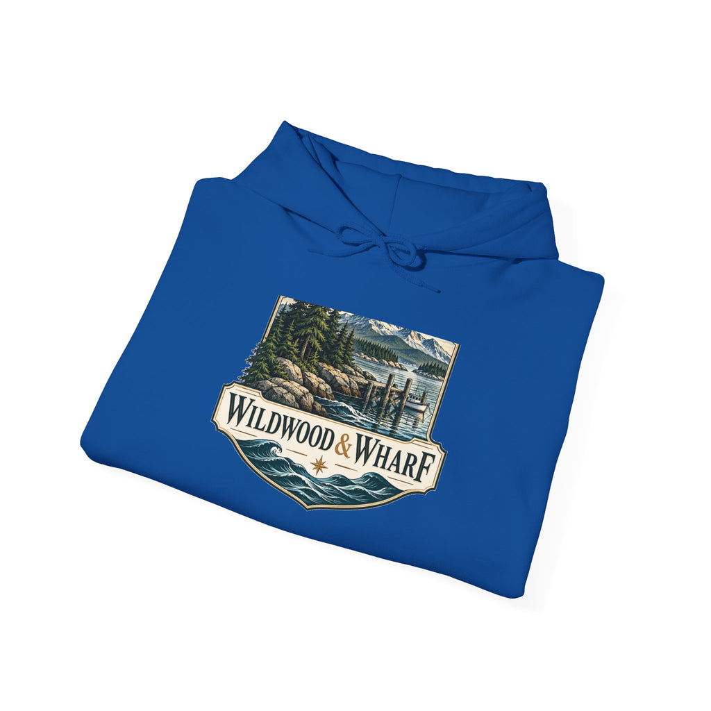 Wildwood & Wharf Hoodie - Harbor Badge