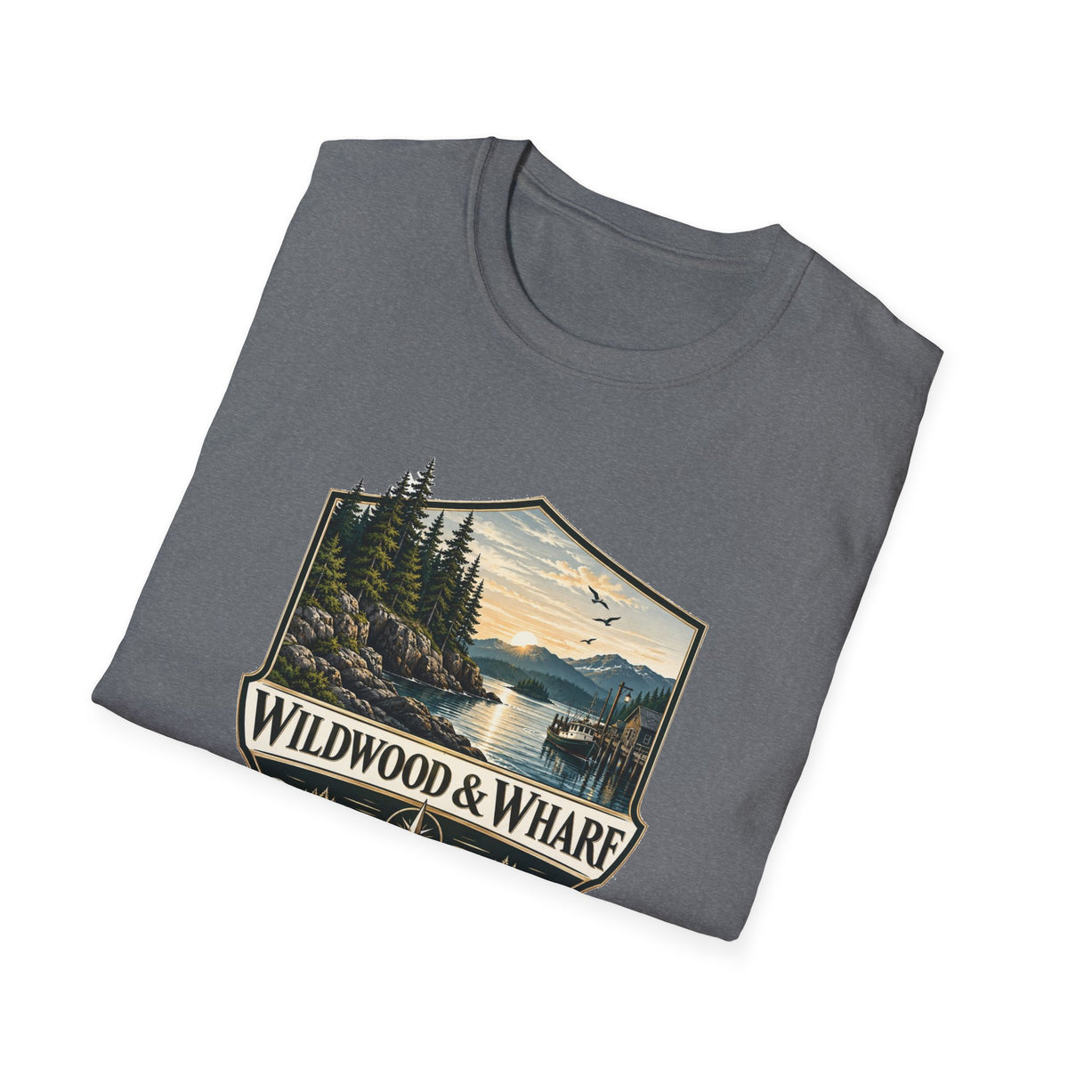 Wildwood & Wharf Harbor Shield Tee