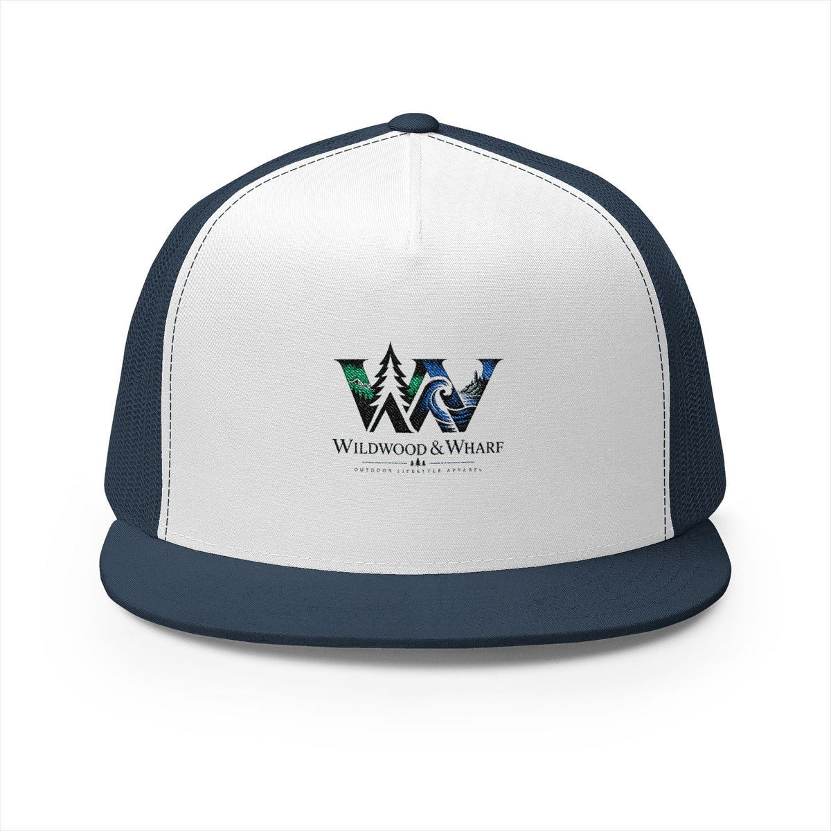Wildwood & Wharf WW Mountain Wave Trucker Hat