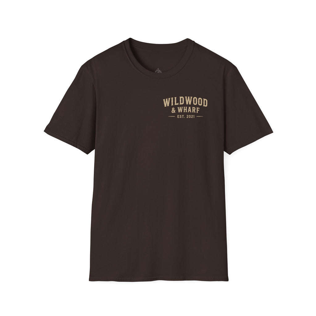Wildwood & Wharf Logo T-Shirt — Mountains|Forest|Ocean