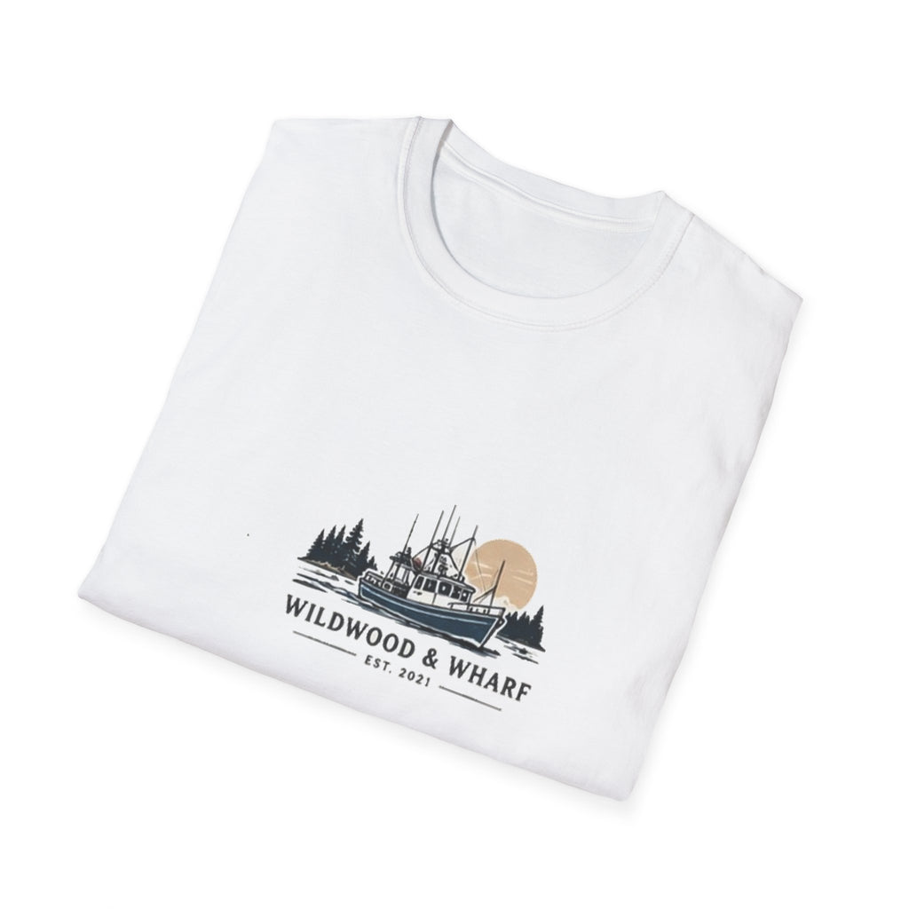 Wildwood & Wharf Fishing Boat Tee