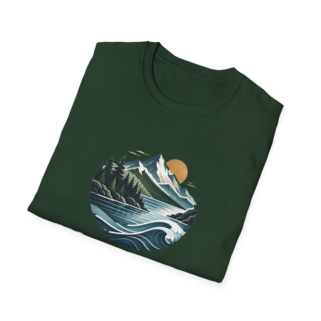 Wildwood & Wharf Mountain Lake Wave Tee