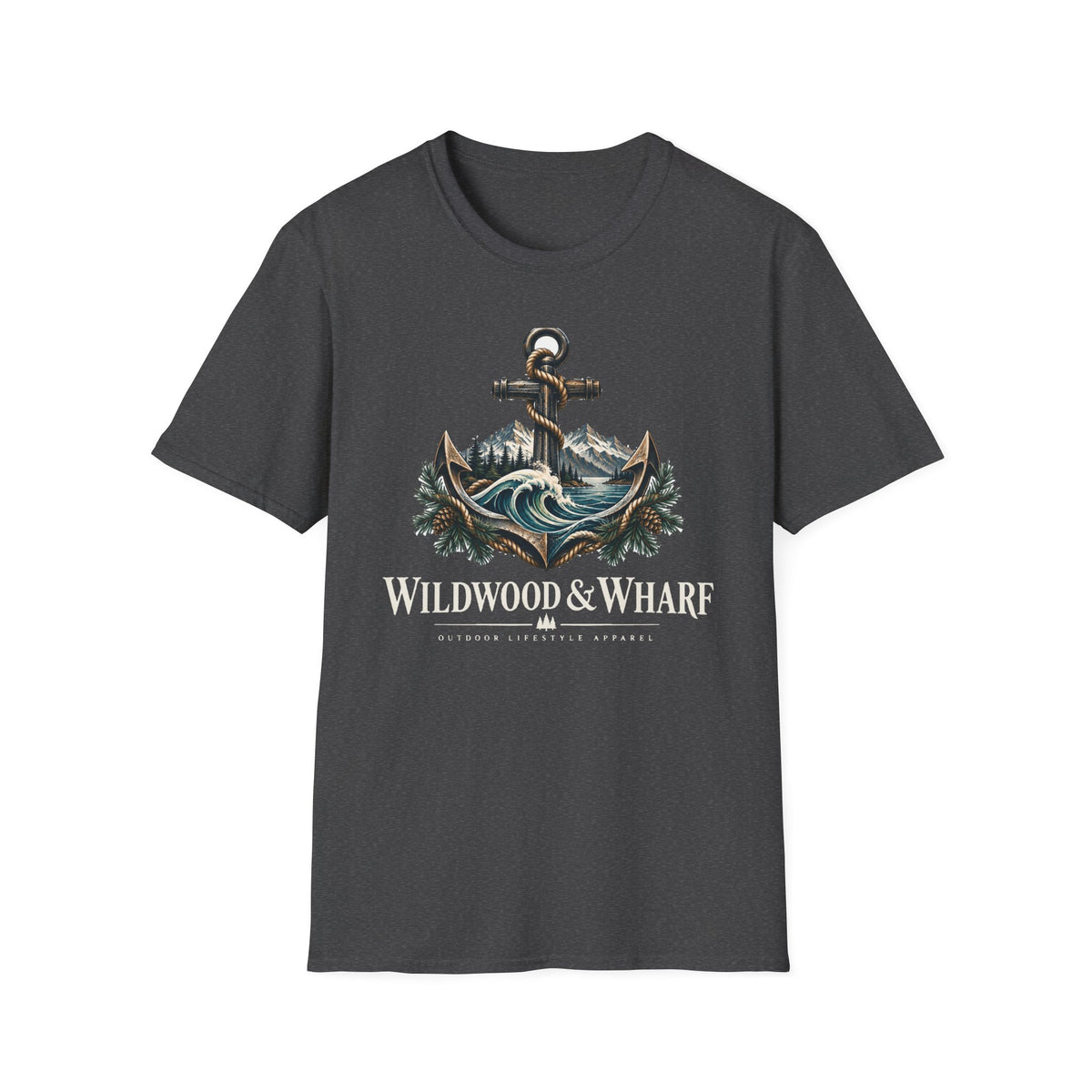 Wildwood & Wharf Anchor Mountains Tee