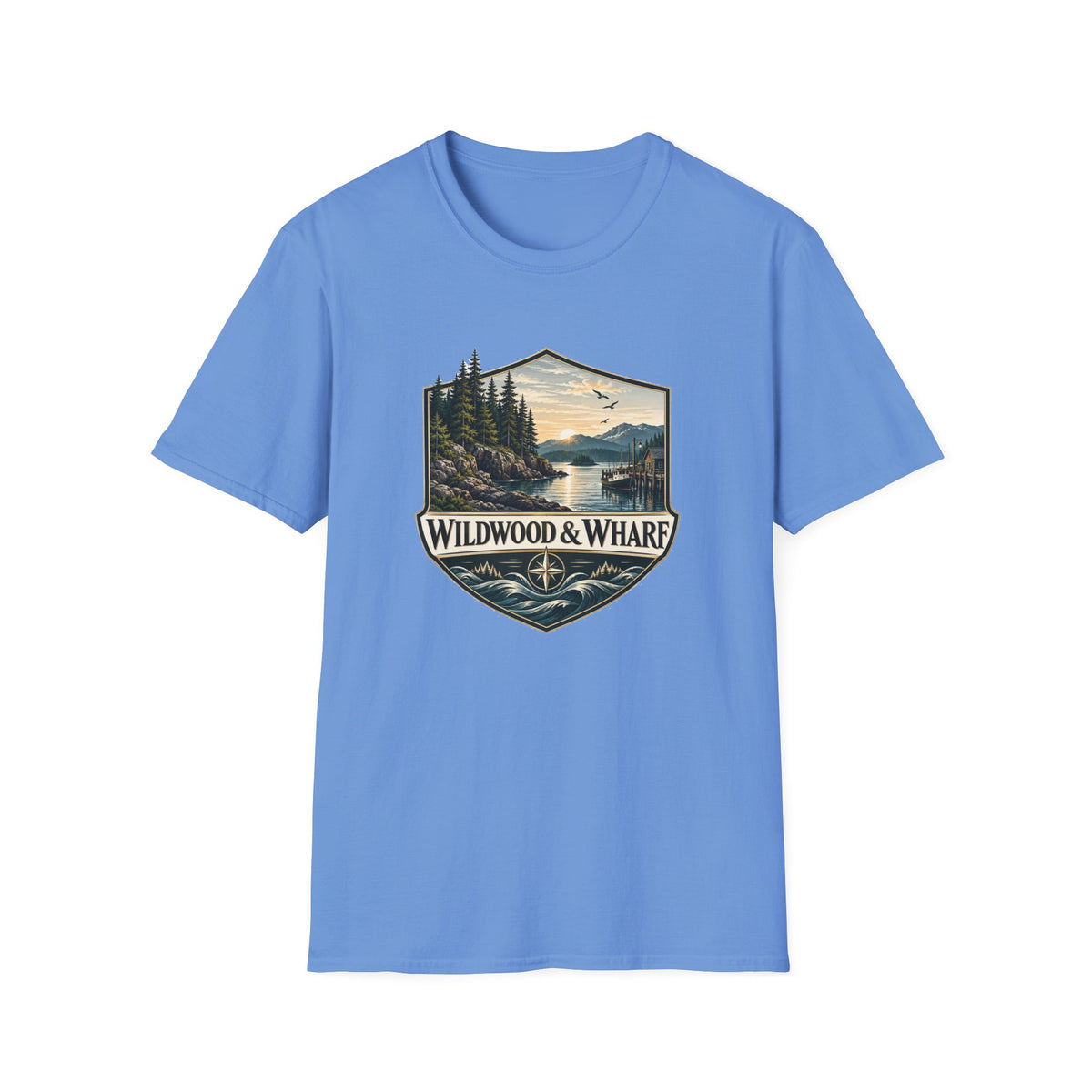 Wildwood & Wharf Harbor Shield Tee