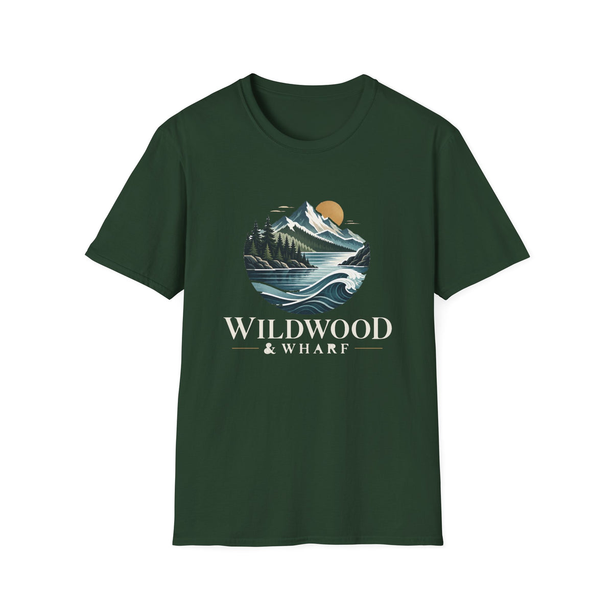 Wildwood & Wharf Mountain Lake Wave Tee