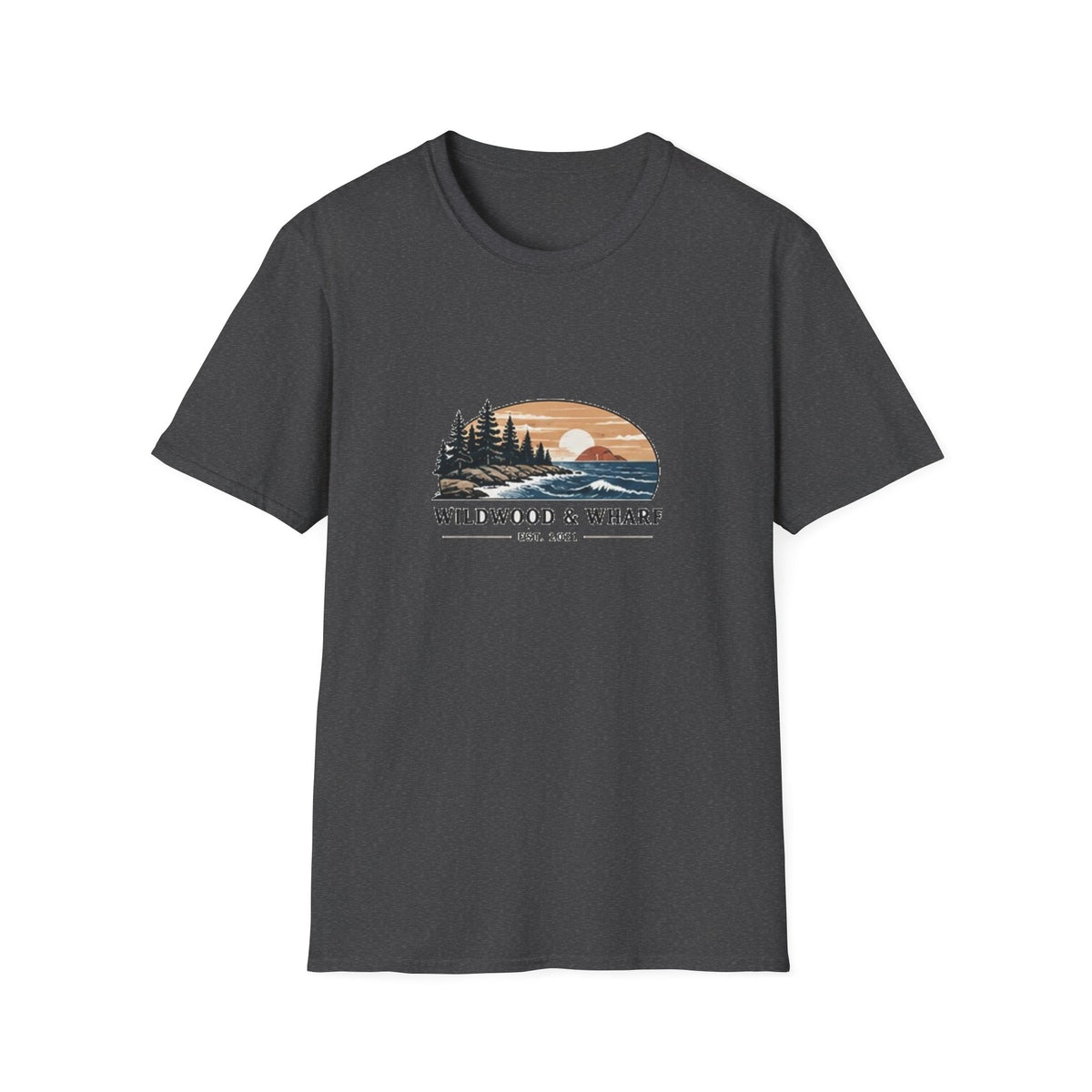 Wildwood & Wharf Coastal Sunset Tee