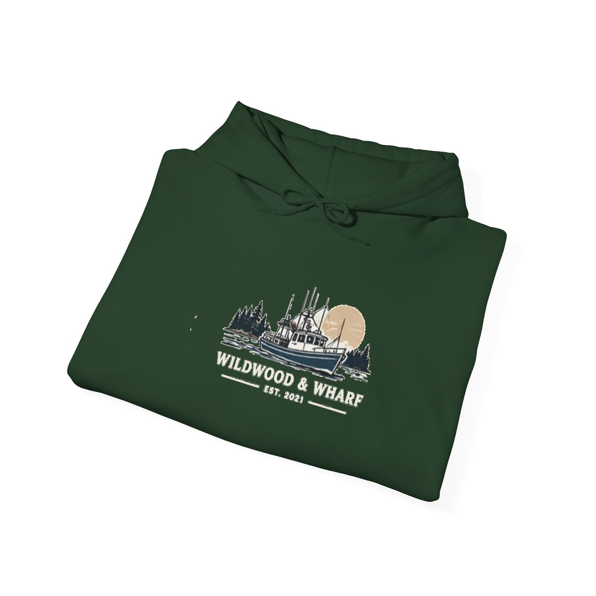 Wildwood & Wharf Fishing Boat Hoodie
