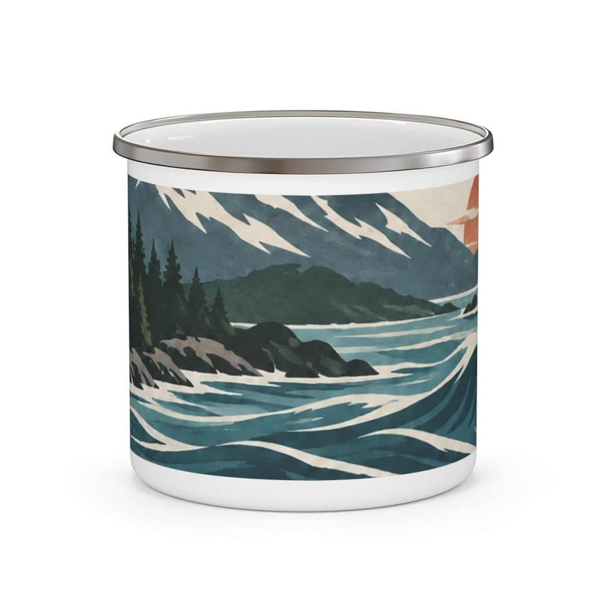 Wildwood & Wharf Mountain Wave Mug