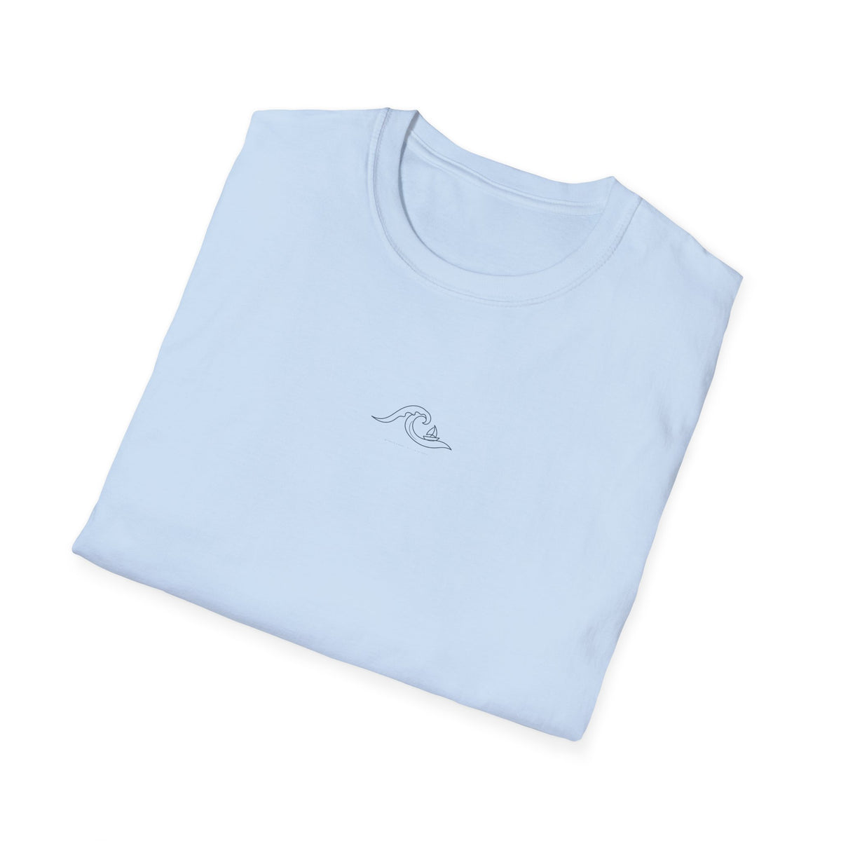 Single-Line Wave Tee - Men's