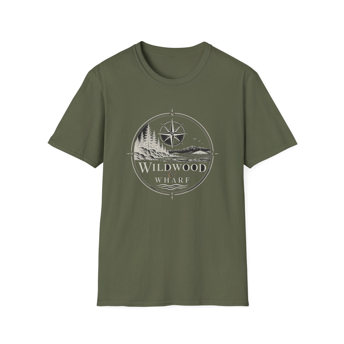 Wildwood & Wharf Compass Tee