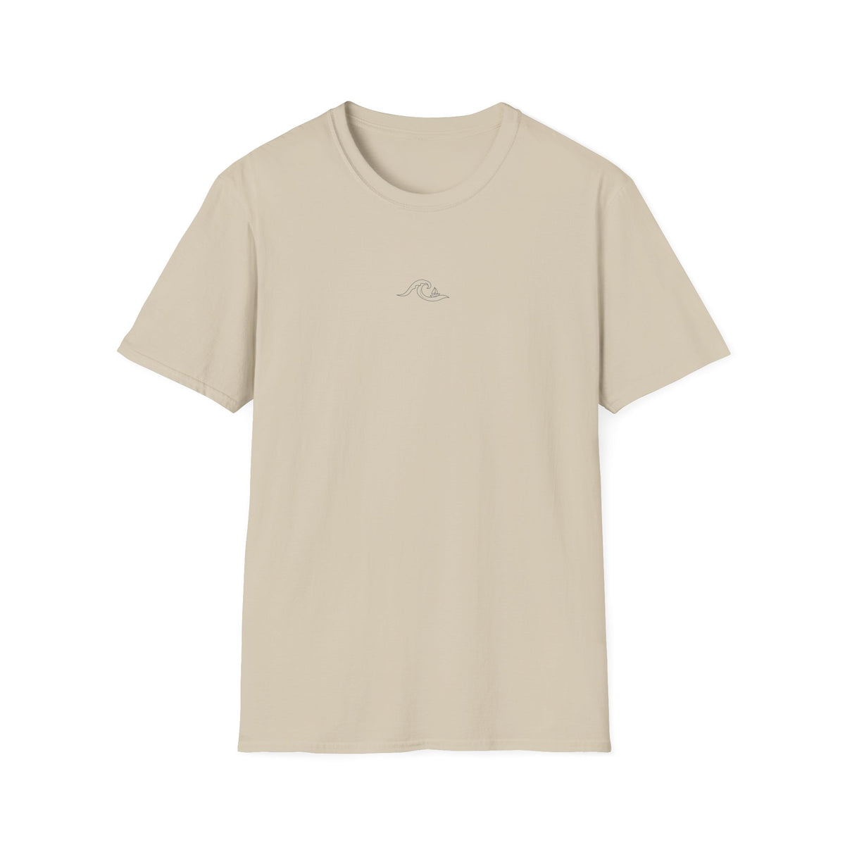 Single-Line Wave Tee - Unisex