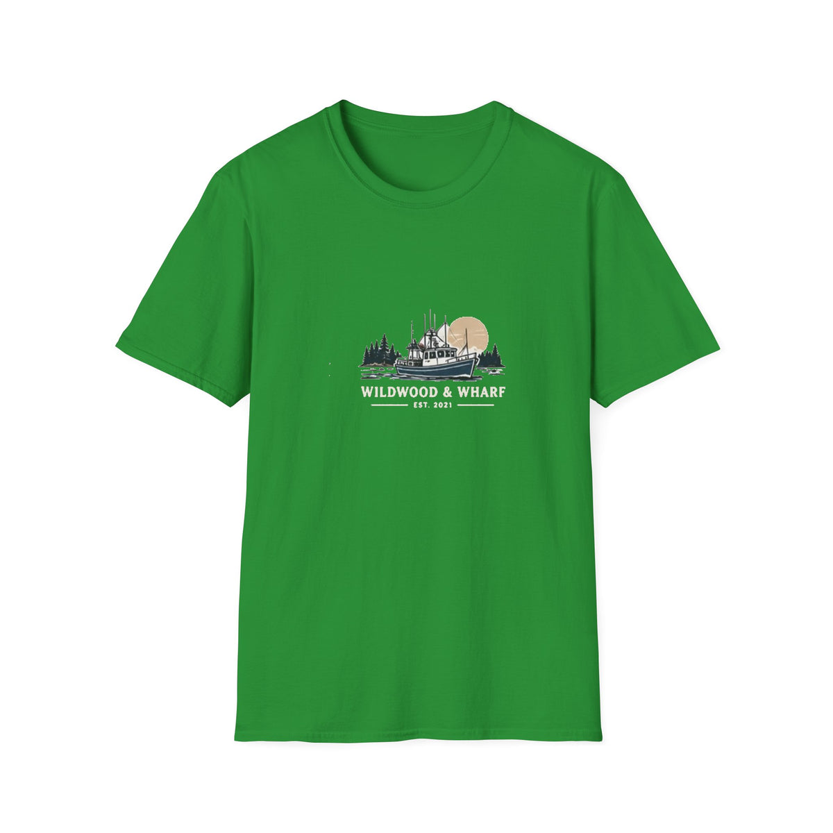 Wildwood & Wharf Fishing Boat Tee
