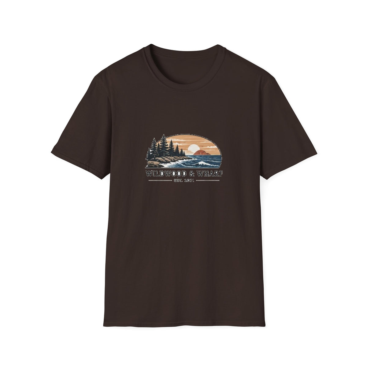 Wildwood & Wharf Coastal Sunset Tee