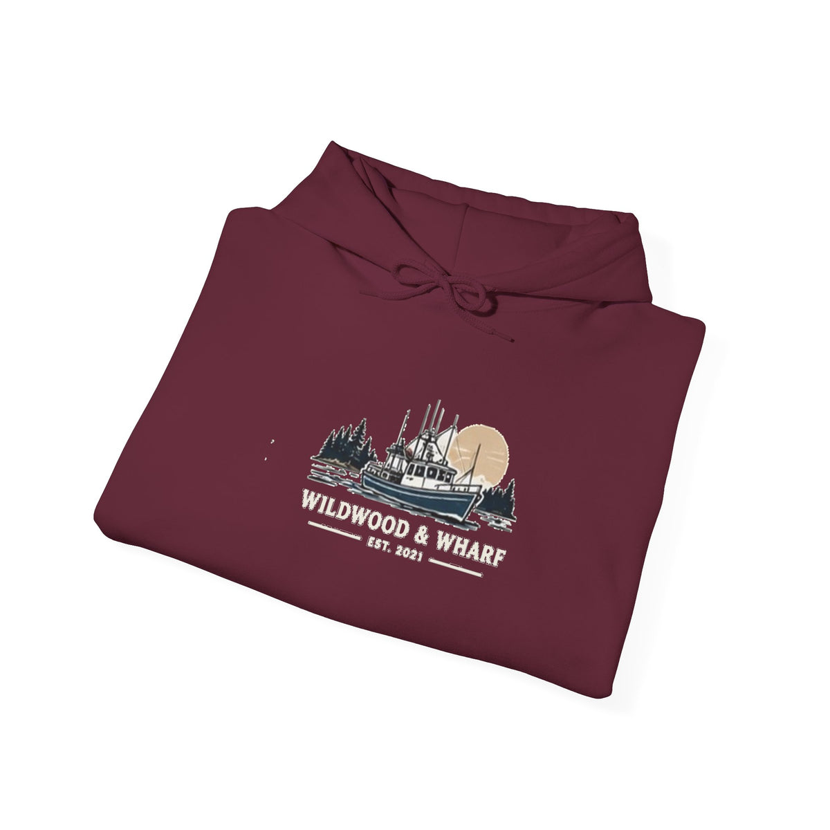 Wildwood & Wharf Fishing Boat Hoodie