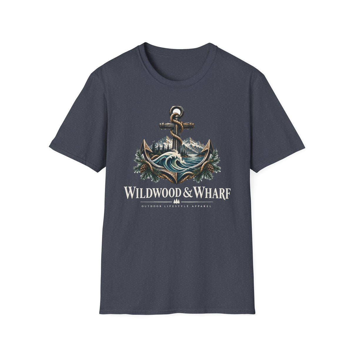 Wildwood & Wharf Anchor Mountains Tee