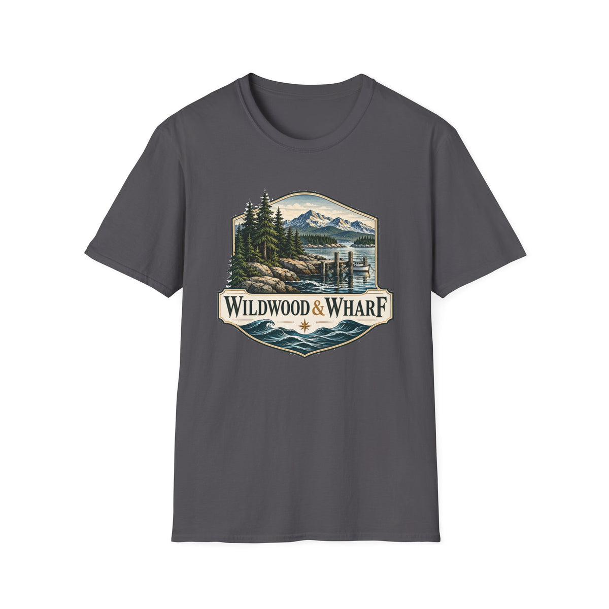 Wildwood & Wharf Mountain Dock Shield Tee