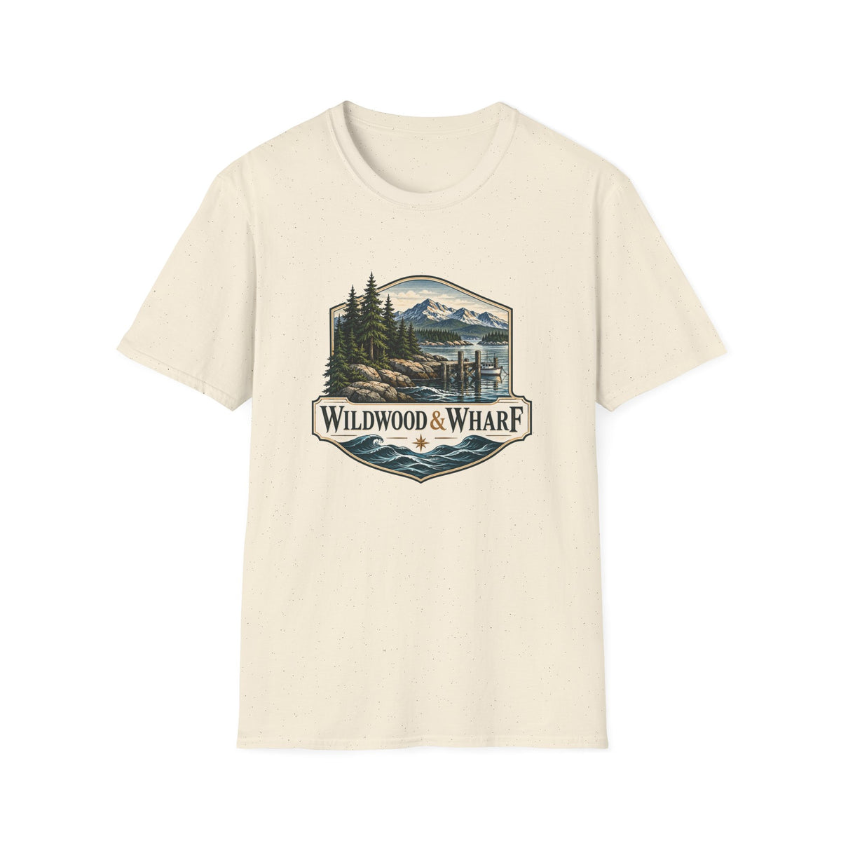 Wildwood & Wharf Harbor Badge Tee