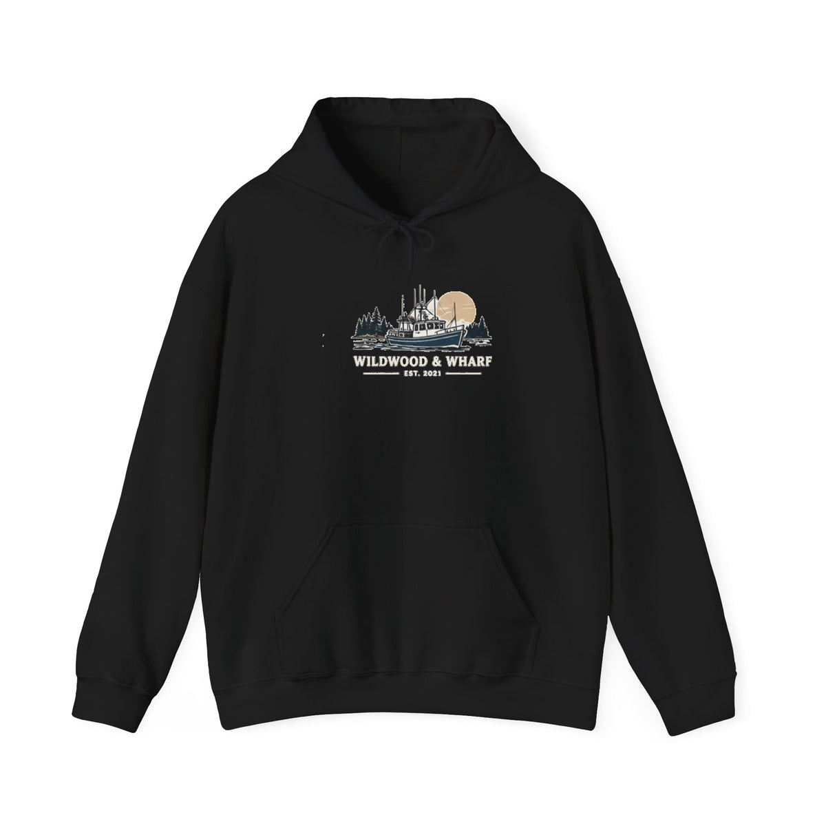 Wildwood & Wharf Fishing Boat Hoodie