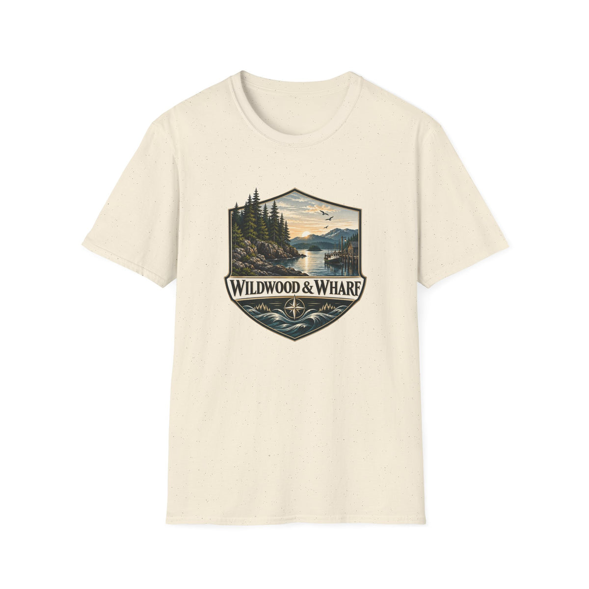 Wildwood & Wharf Harbor Shield Tee