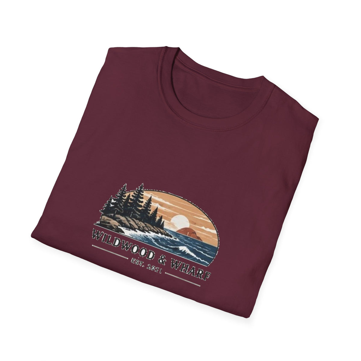Wildwood & Wharf Coastal Sunset Tee