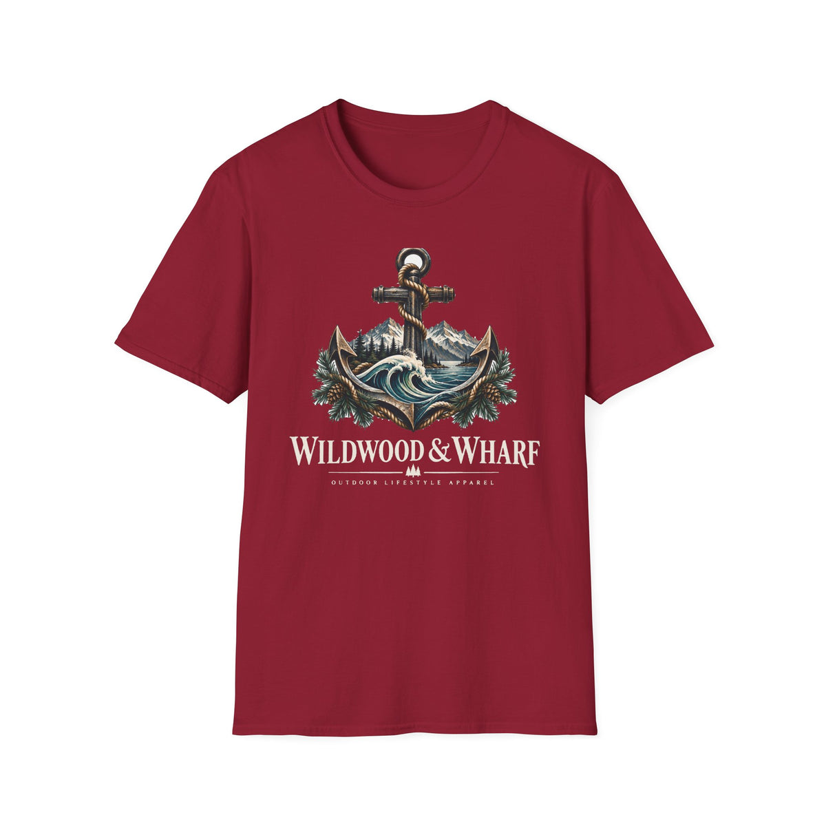 Wildwood & Wharf Anchor Mountains Tee