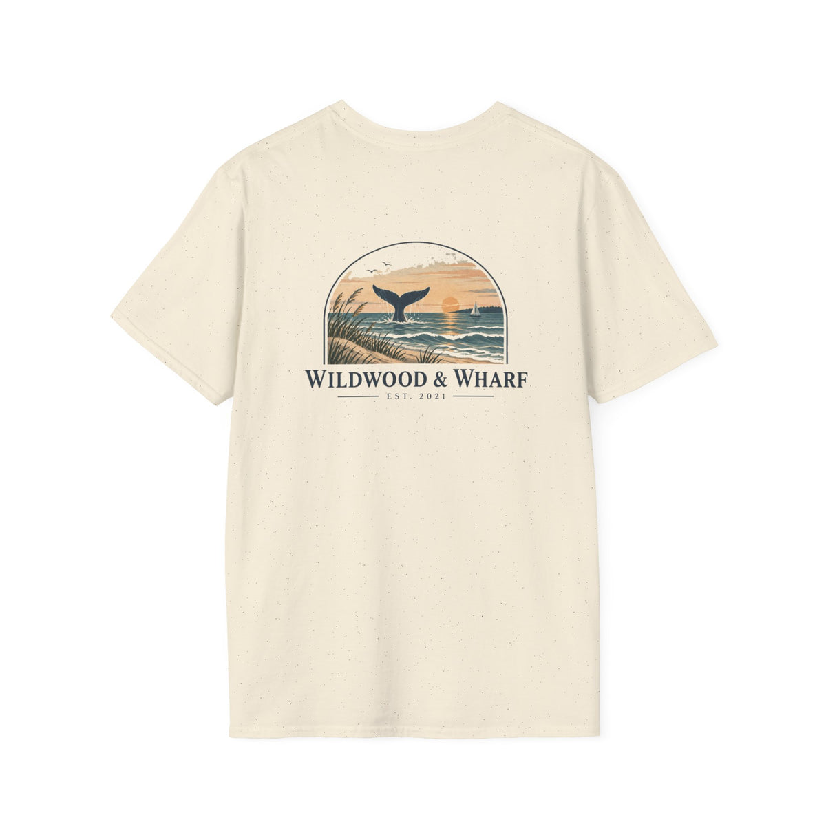 Wildwood & Wharf Whale Tail Tee