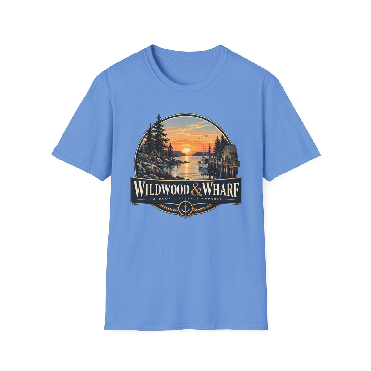 Wildwood & Wharf Harbor Sunset Tee