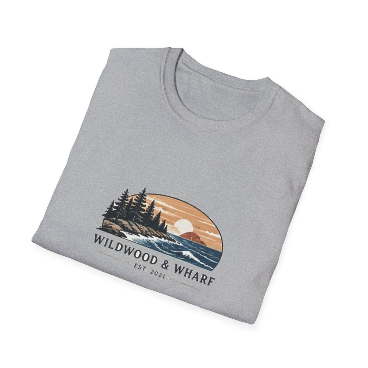 Wildwood & Wharf Coastal Sunset Tee