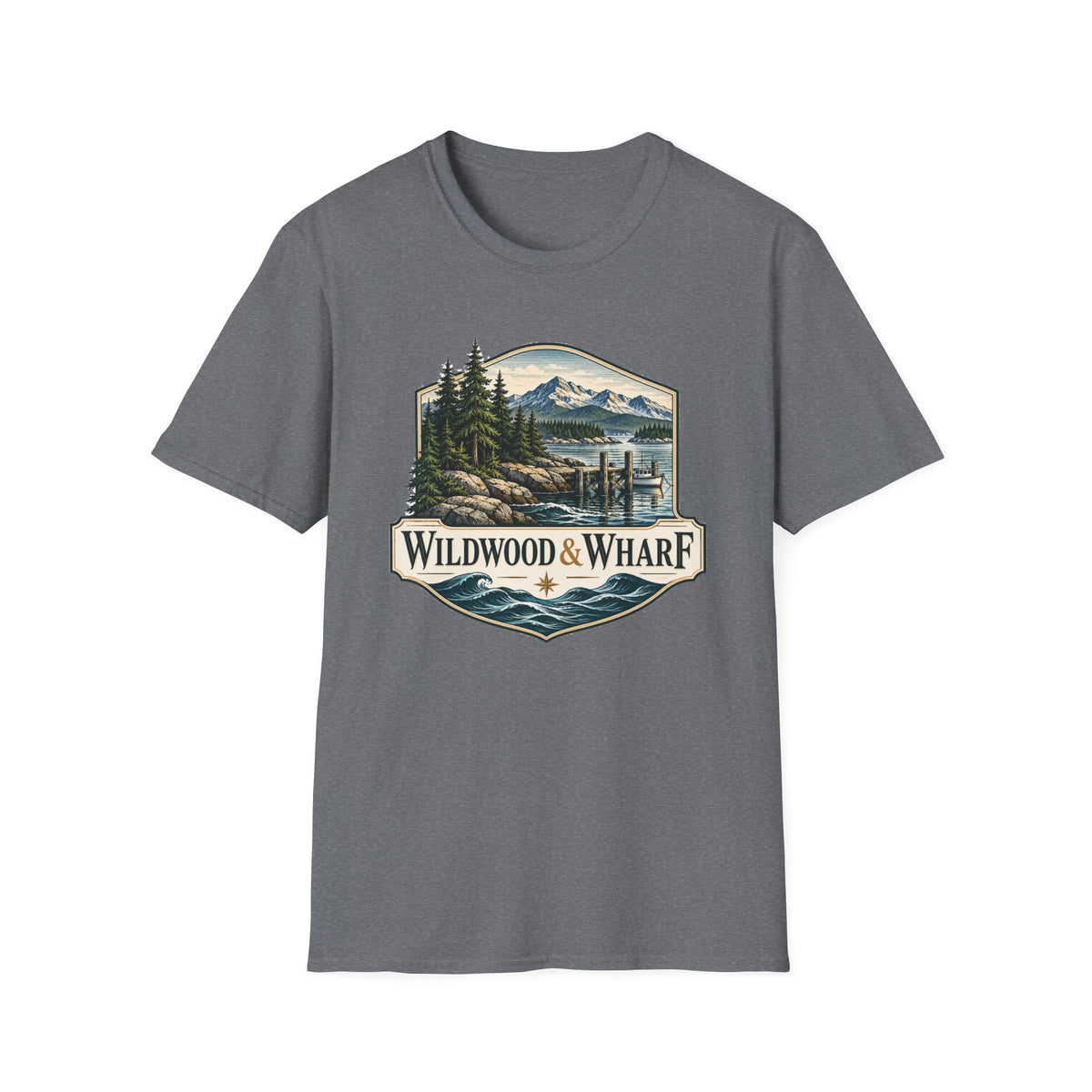 Wildwood & Wharf Mountain Dock Shield Tee