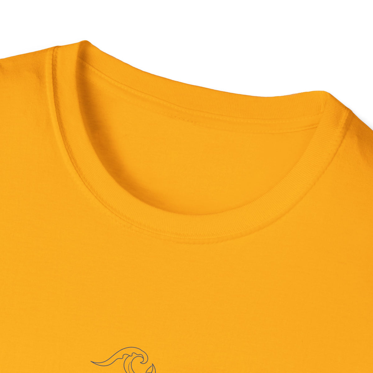 Single-Line Wave Tee - Unisex