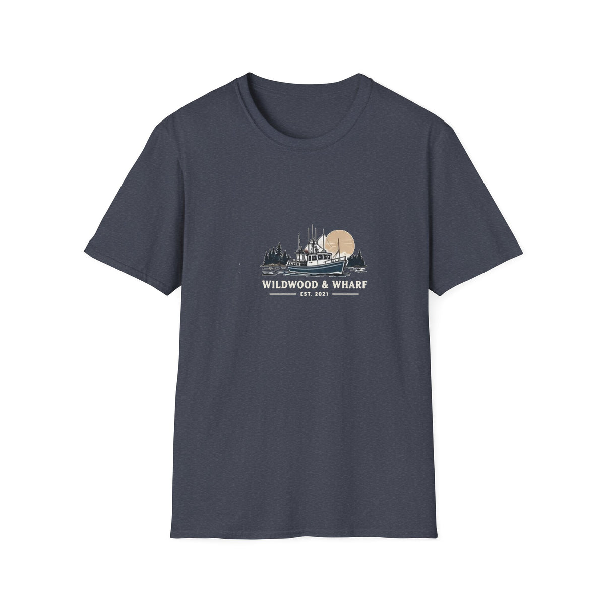 Wildwood & Wharf Fishing Boat Tee