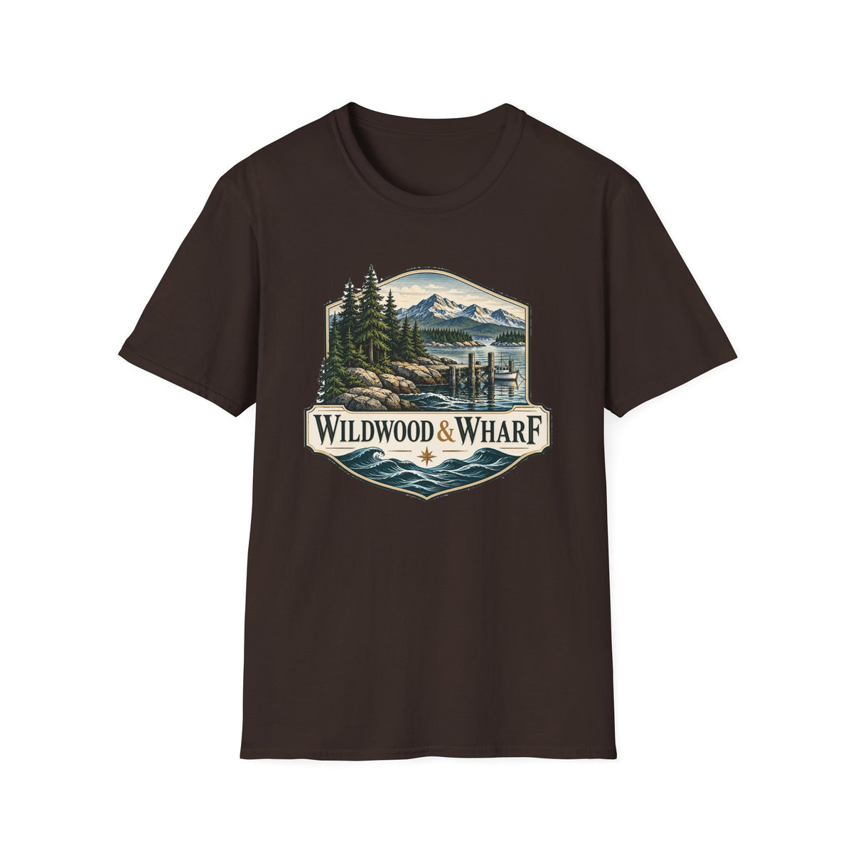 Wildwood & Wharf Mountain Dock Shield Tee